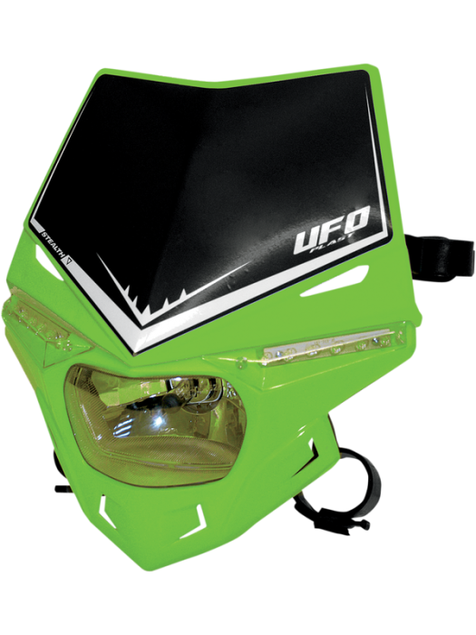 Универсална маска с LED фар UFO Stealth 12V/35W - Green